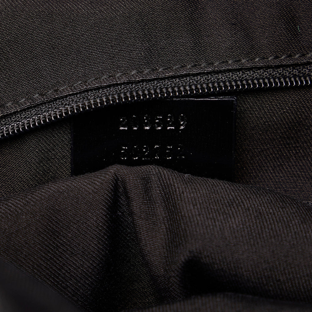 Brown Gucci GG Canvas Full Moon Tote Bag