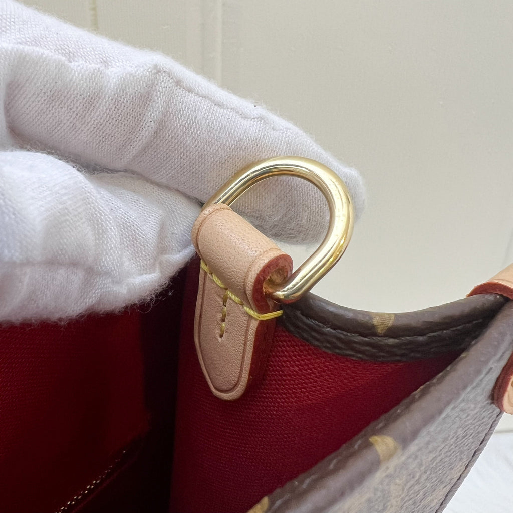 LV Sac Plat PM Monogram Canvas and GHW