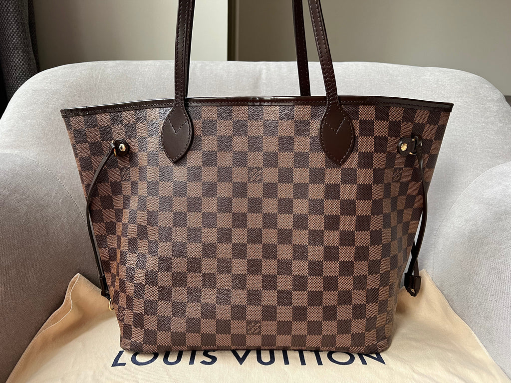 Louis Vuitton Neverfull MM Damier Ebene Cherry Interior (RRP £1,410)