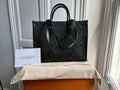 Louis Vuitton On the Go MM Black Empreinte (RRP £2,450)
