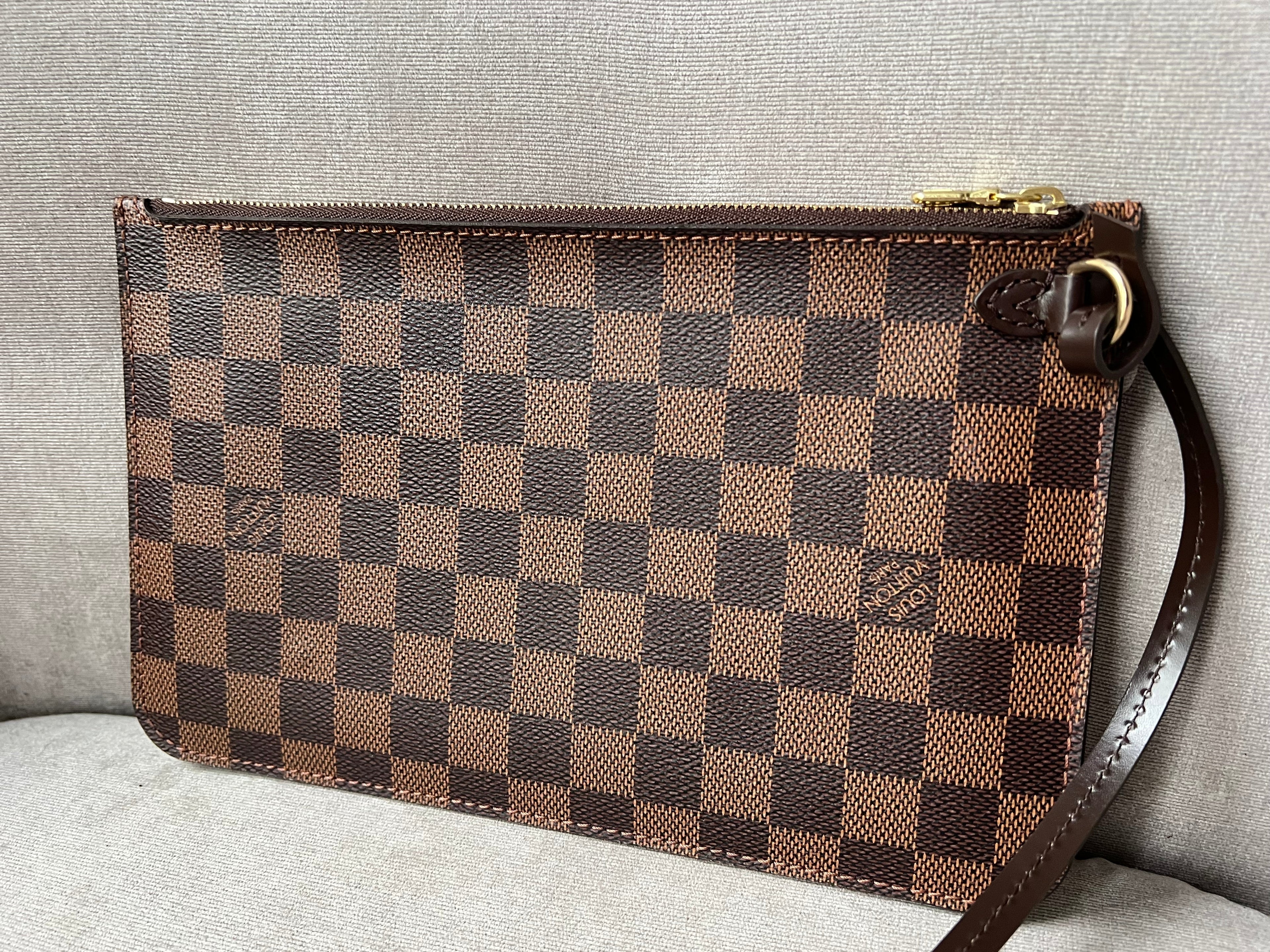 Louis Vuitton Pouch (from Neverfull) in Damier Ebene
