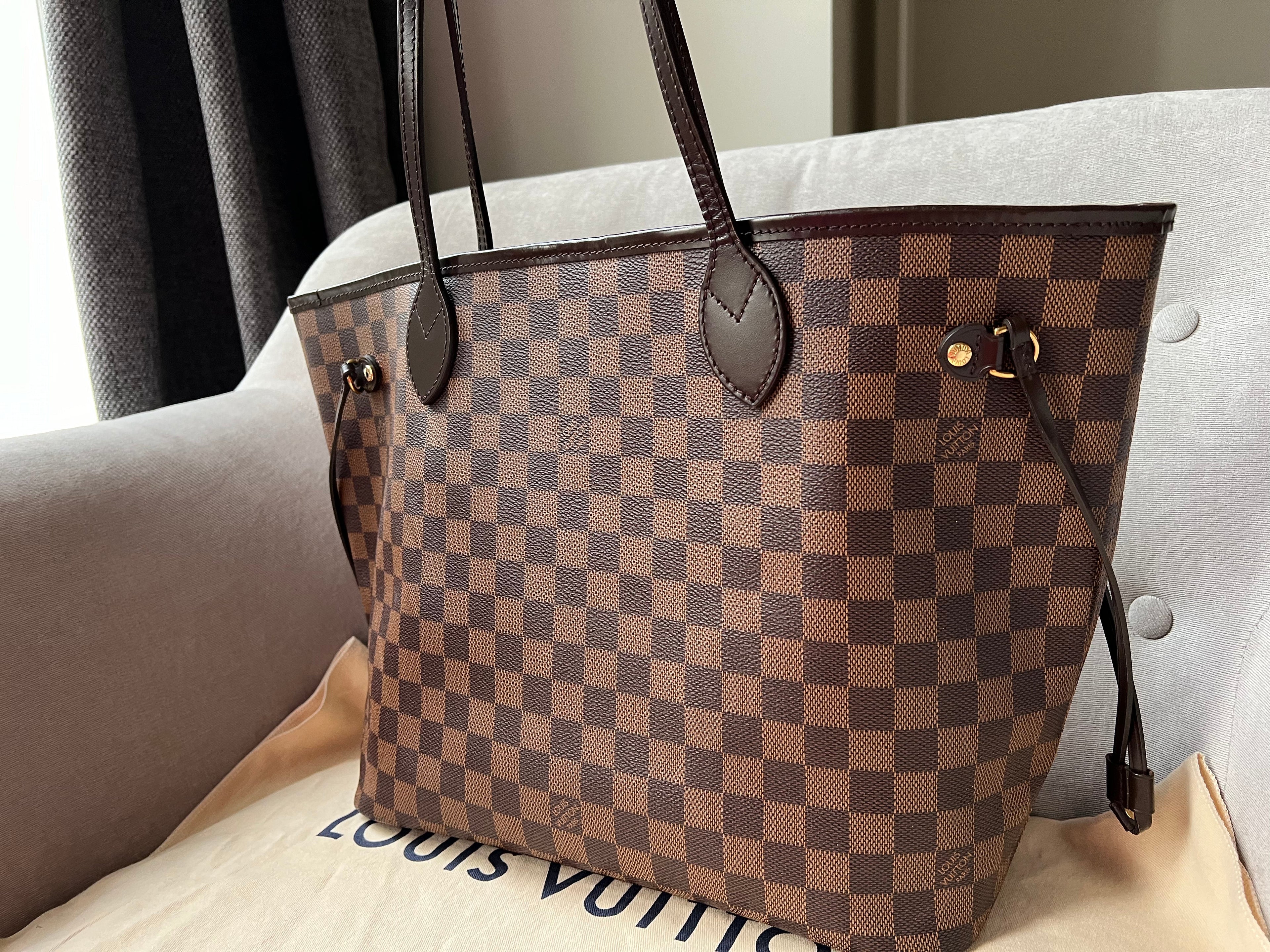 Louis Vuitton Neverfull MM Damier Ebene Cherry Interior (RRP £1,410)