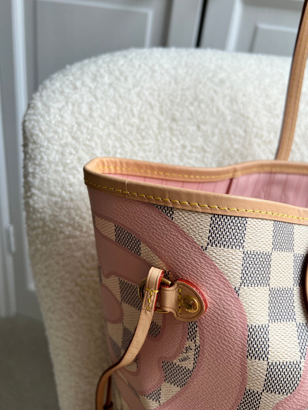 Louis Vuitton Neverfull MM Tahitienne Damier Azur Limited Edition