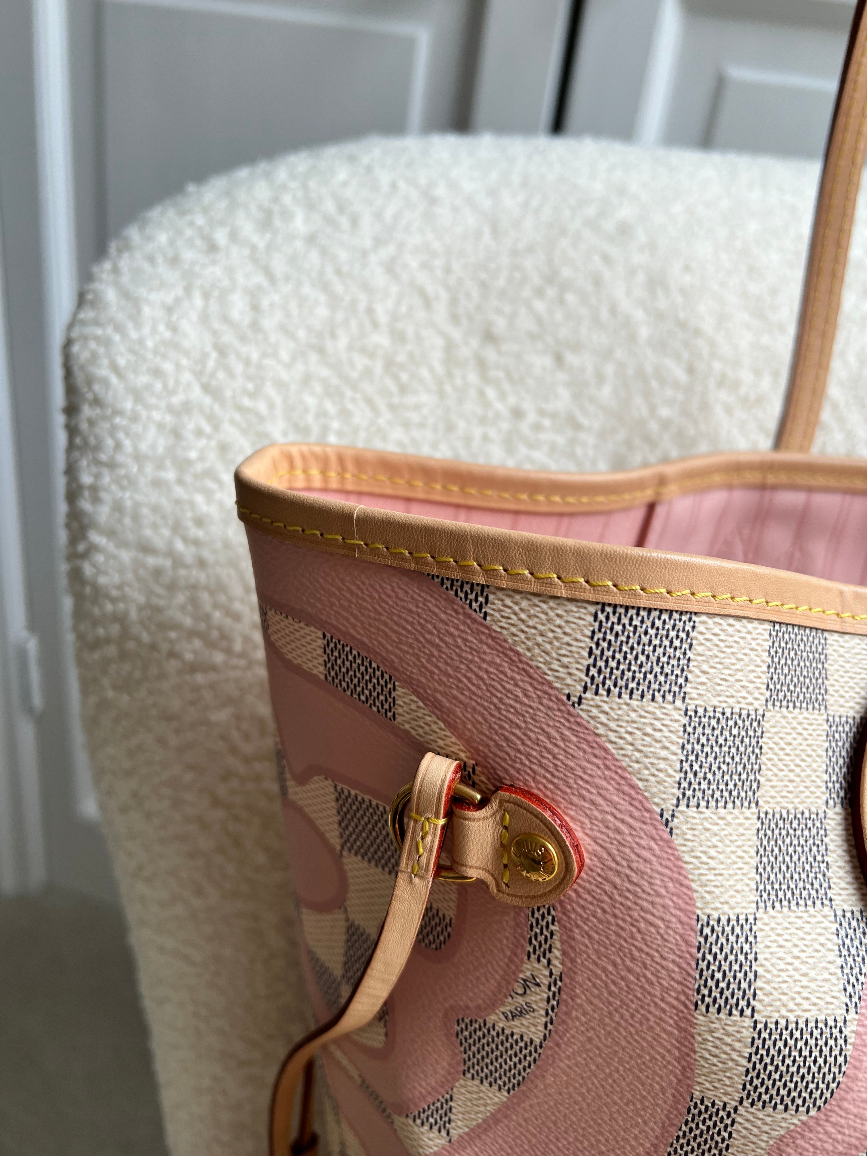 Louis Vuitton Neverfull MM Tahitienne Damier Azur Limited Edition
