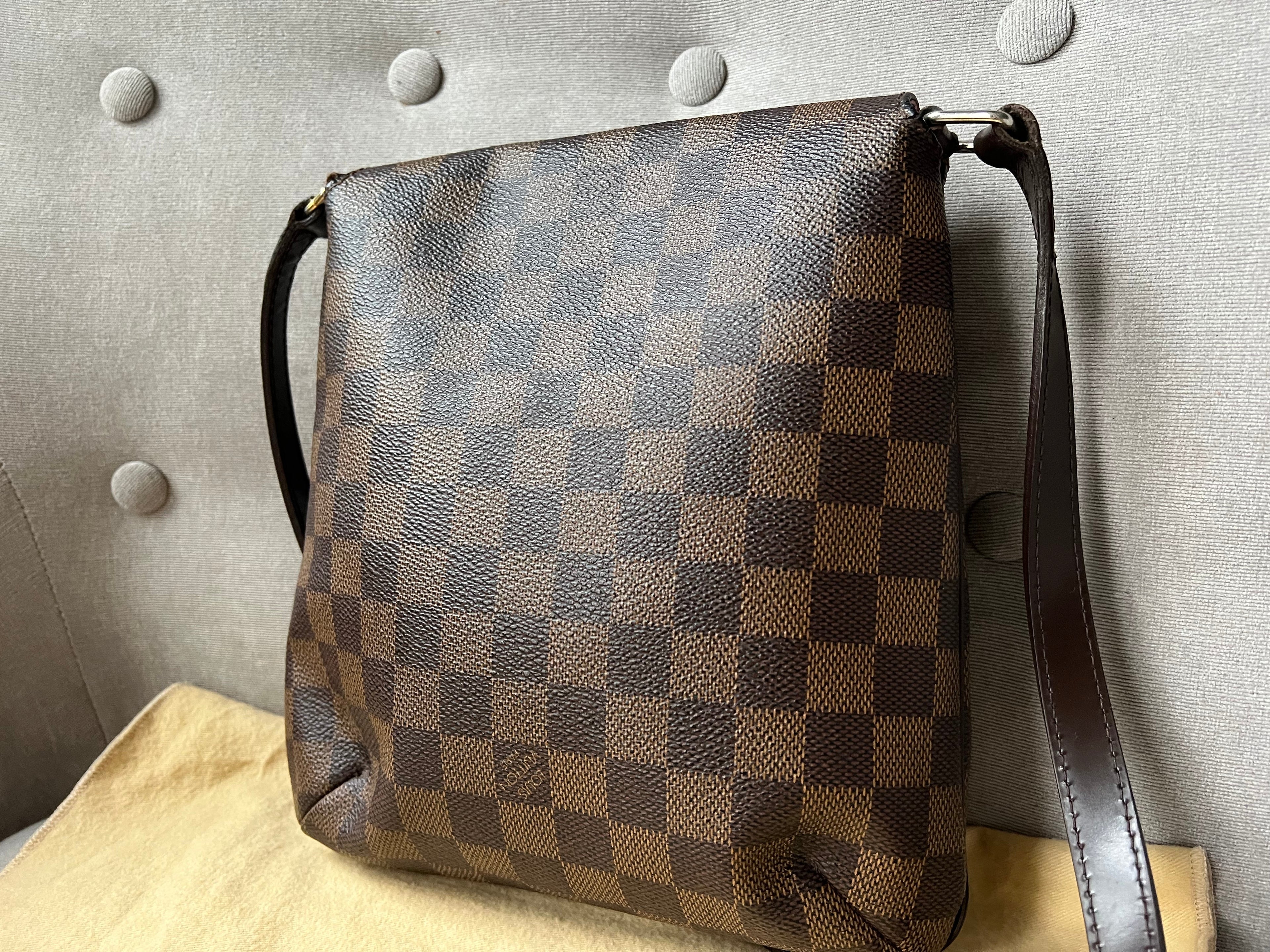 Louis Vuitton Musette Salsa PM (long strap version) Damier Ebene