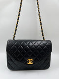 Chanel Vintage Single Flap with 24k gold plated hardware