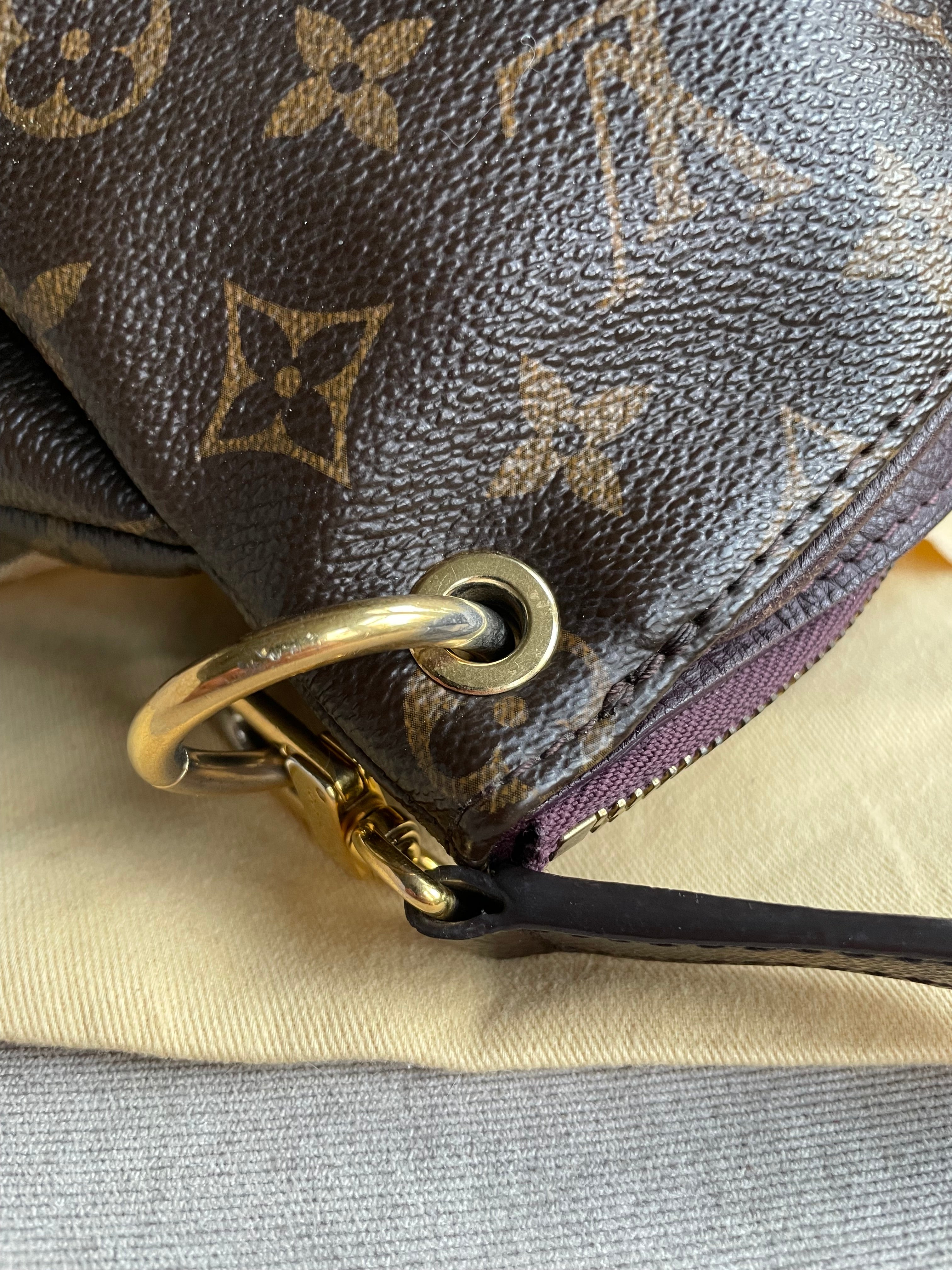 Louis Vuitton Pallas Tote in Monogram and Grape (RRP £1960)