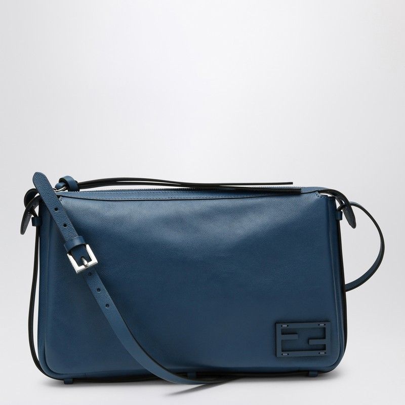SIMPLY  MEDIUM BLU LEATHER BAG