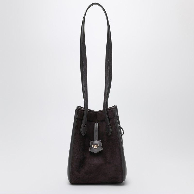 ORIGAMI MINI BAG IN PURPLE SUEDE