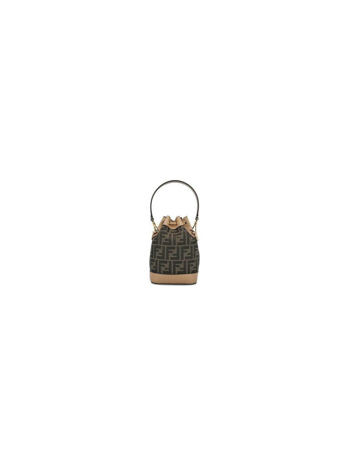 MON TRESOR FF JACQUARD BUCKET BAG
