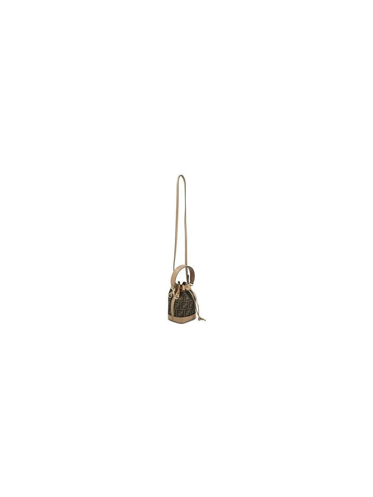MON TRESOR FF JACQUARD BUCKET BAG