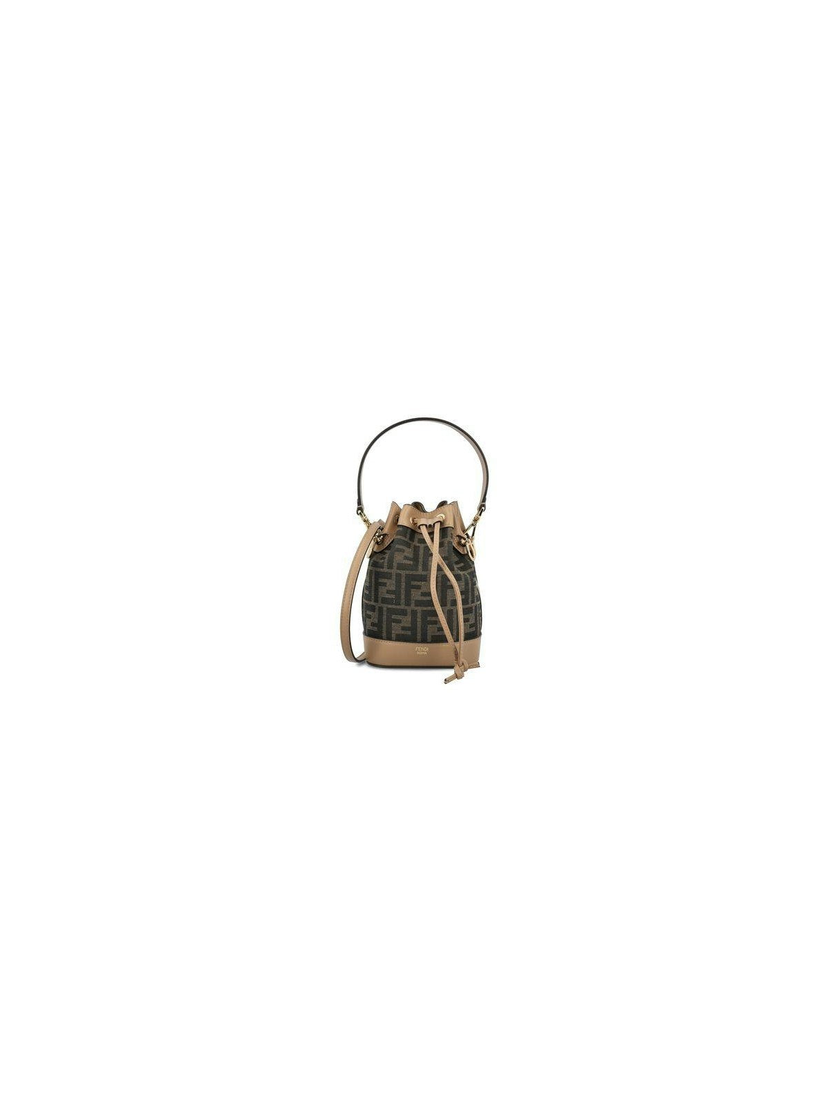 MON TRESOR FF JACQUARD BUCKET BAG