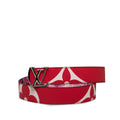 Red Louis Vuitton Monogram Giant Iconic Reversible Belt
