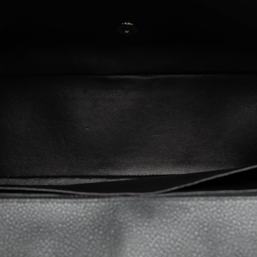 Chanel Classic Double Flap Maxi Black Caviar Gold