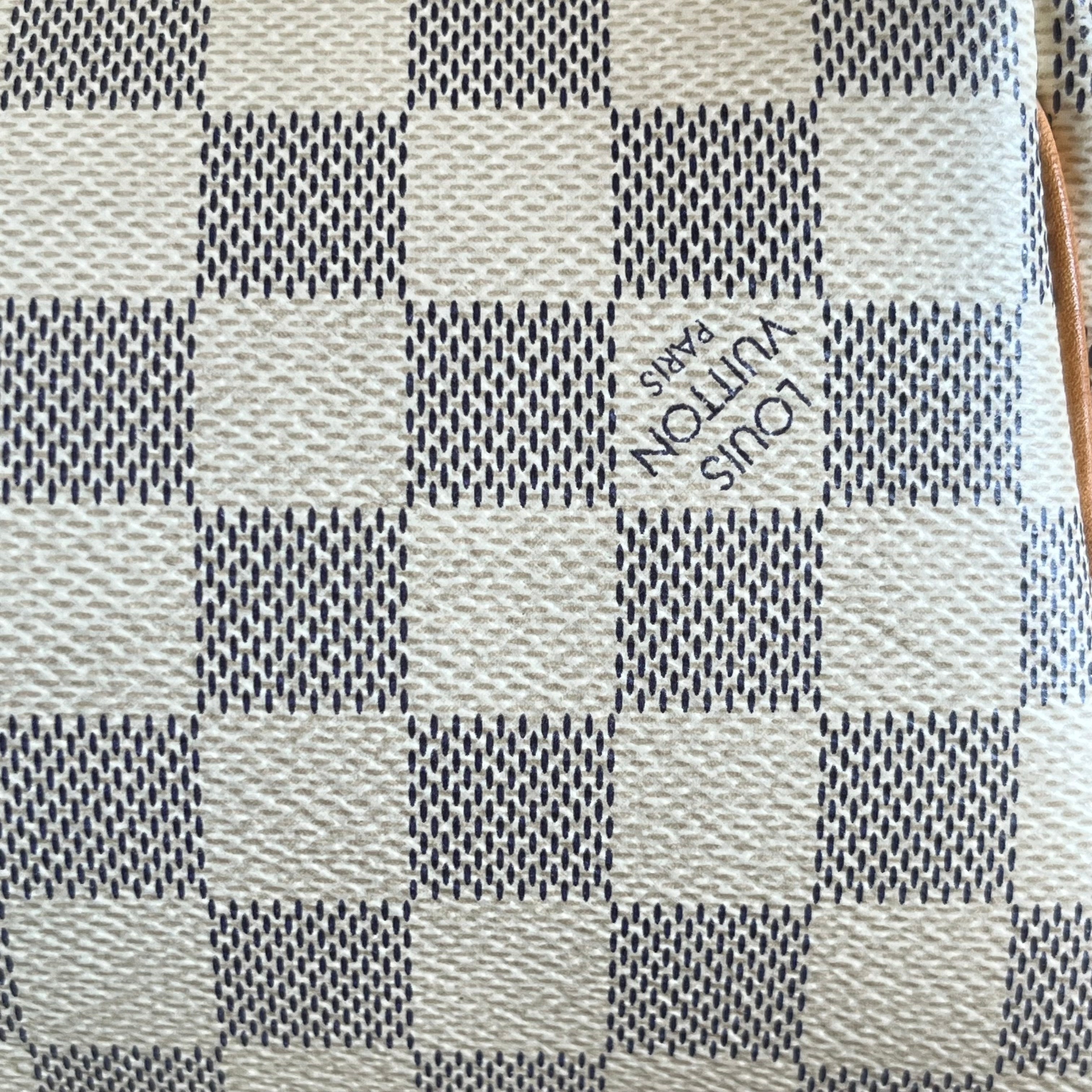 LOUIS VUITTON Eva Damier Azur Canvas Shoulder Bag