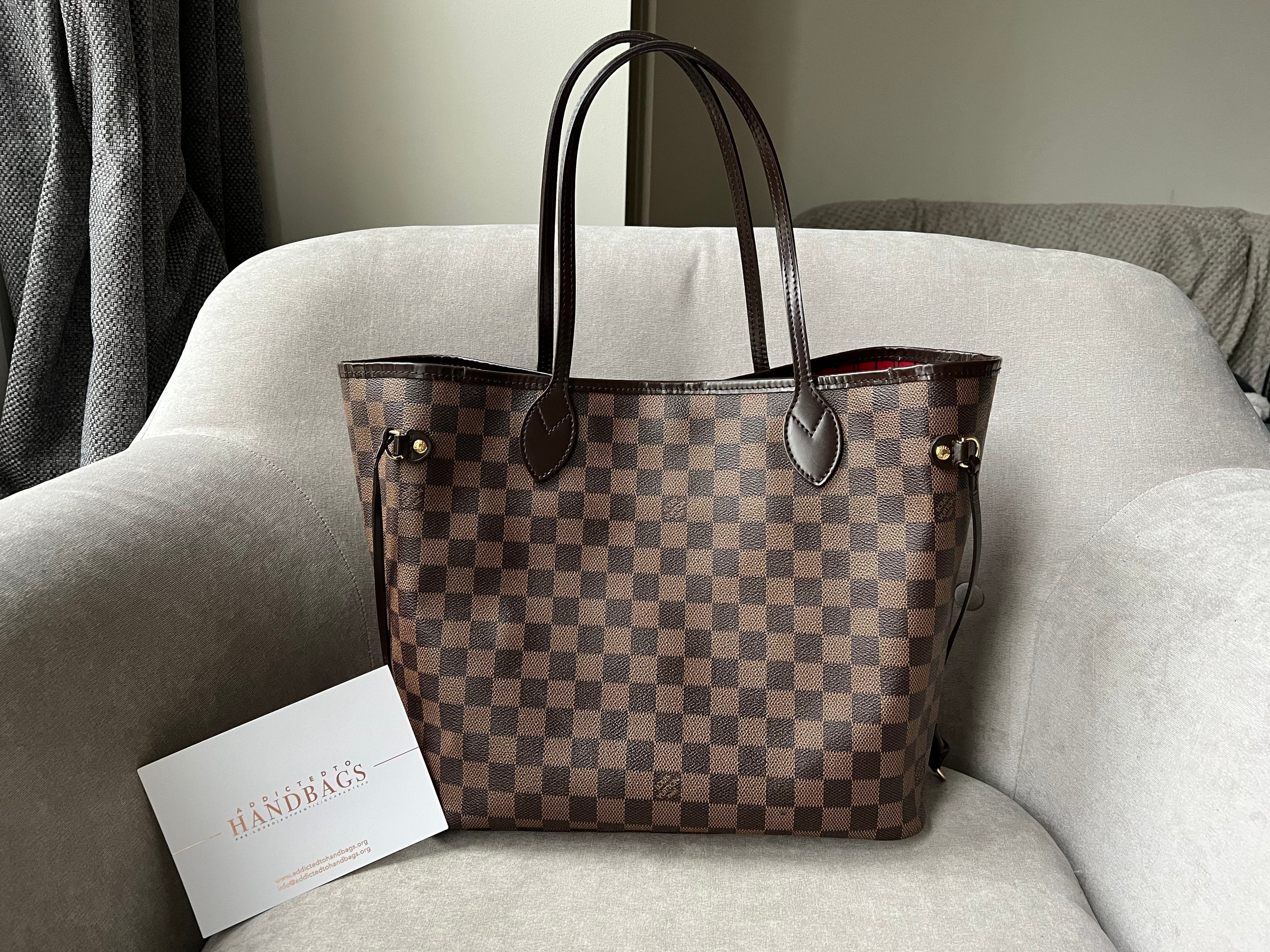 Louis Vuitton Neverfull MM Damier Ebene Cherry Interior (RRP £1410)