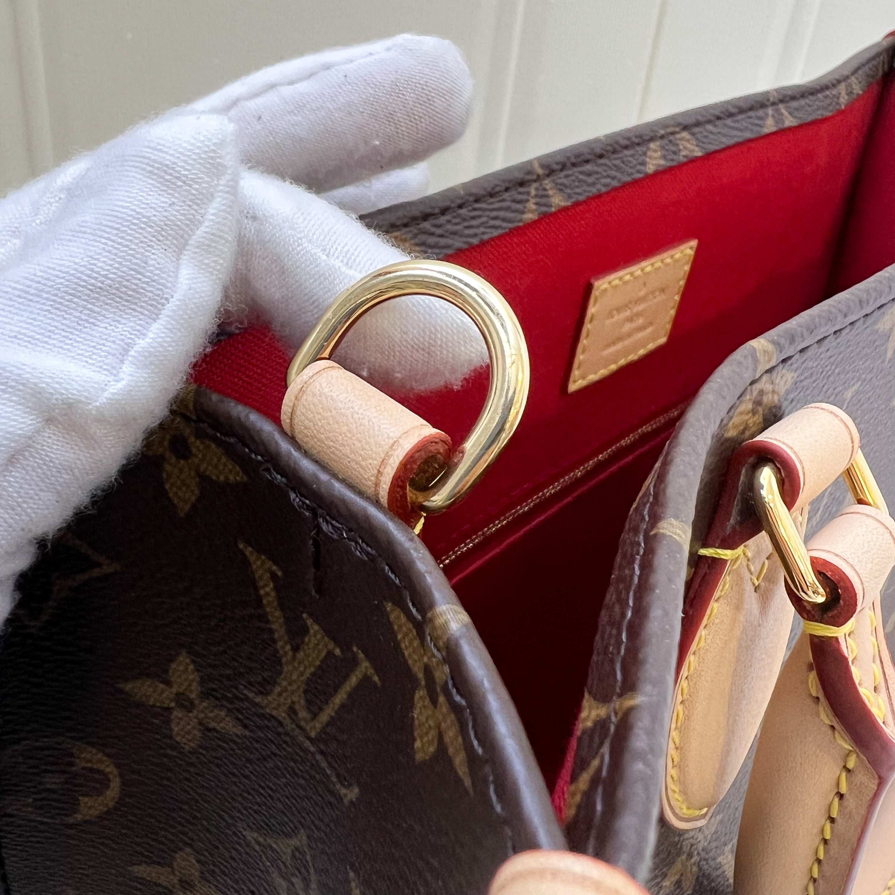 LV Sac Plat PM Monogram Canvas and GHW