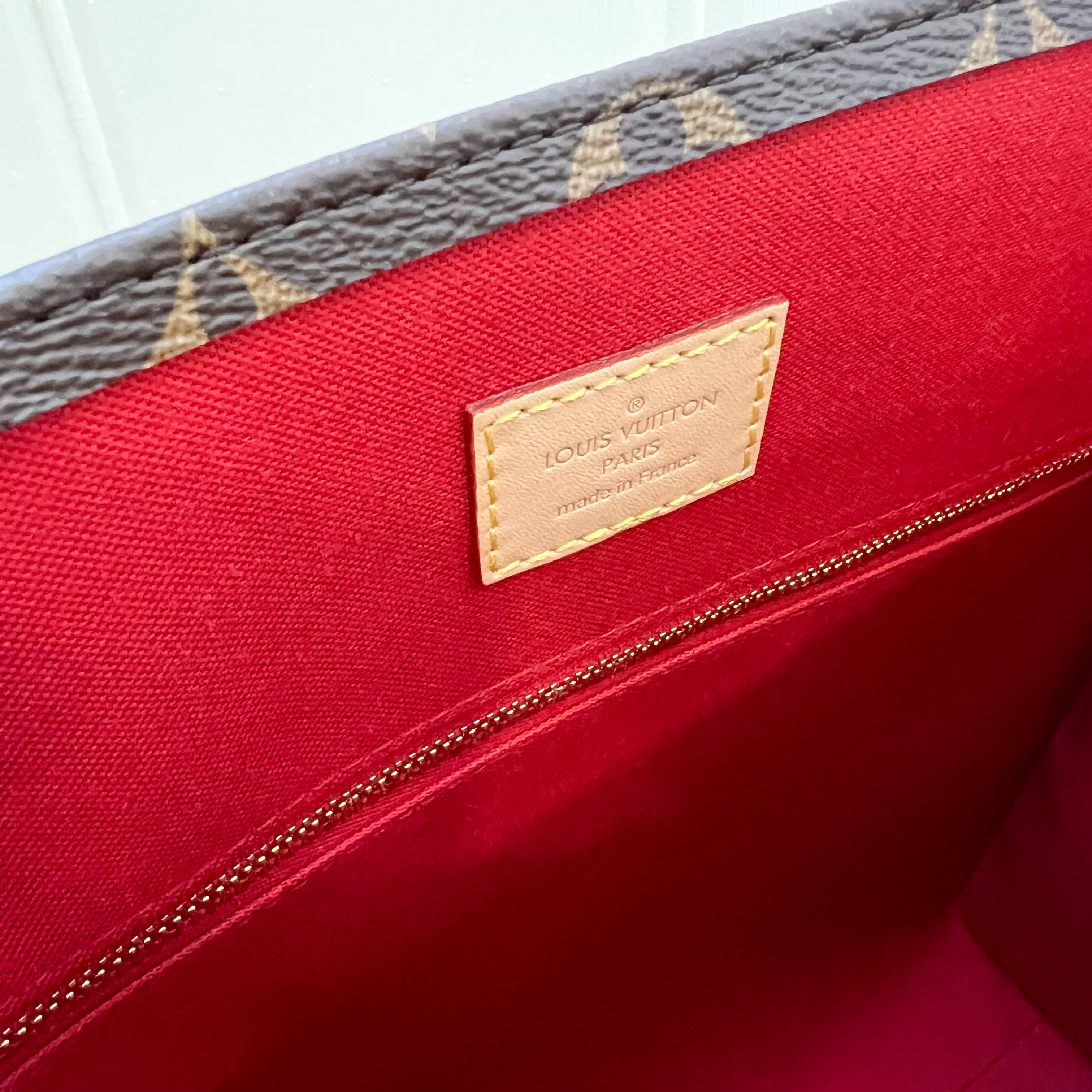 LV Sac Plat PM Monogram Canvas and GHW