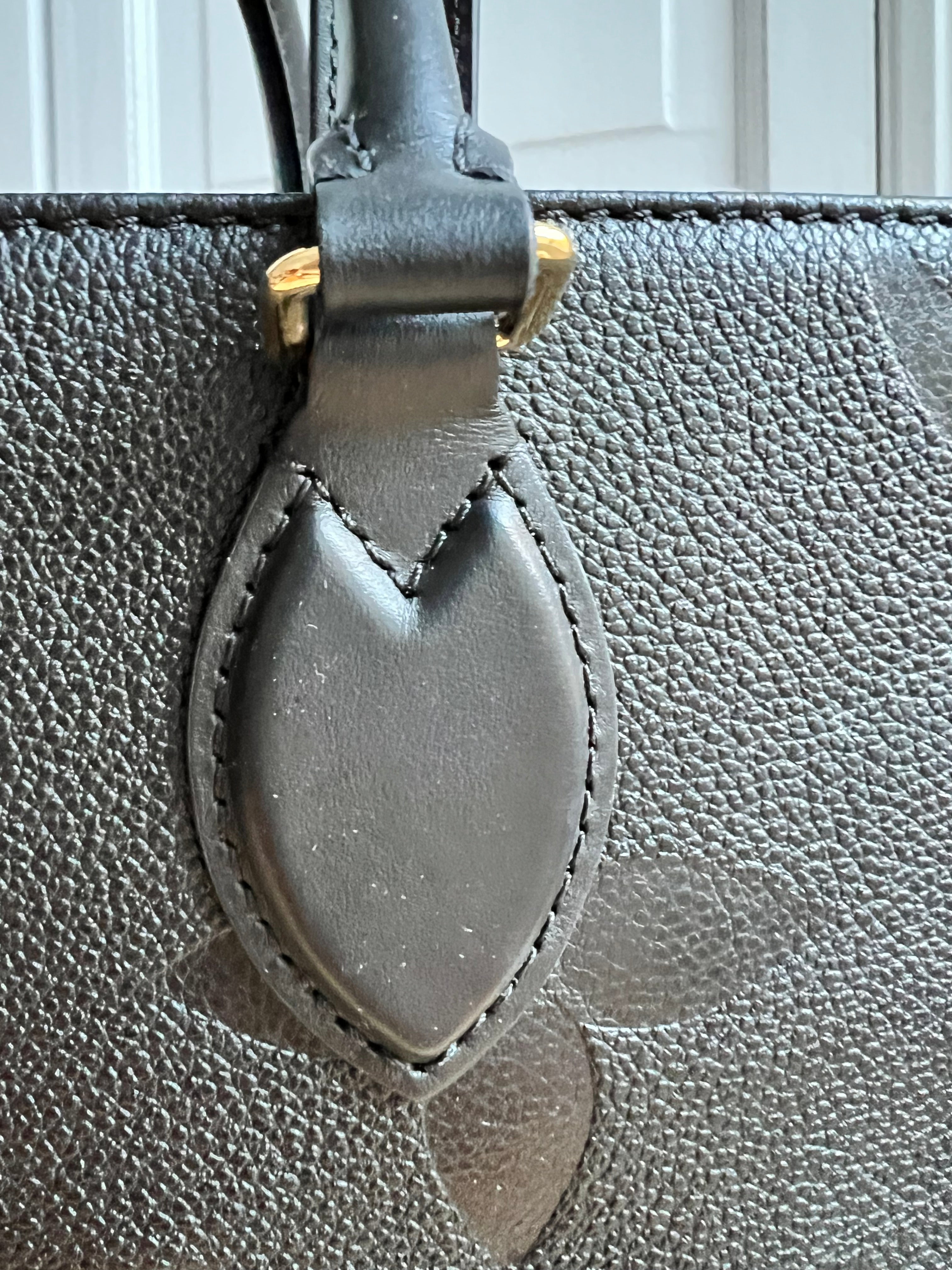 Louis Vuitton On the Go MM Black Empreinte (RRP £2,450)
