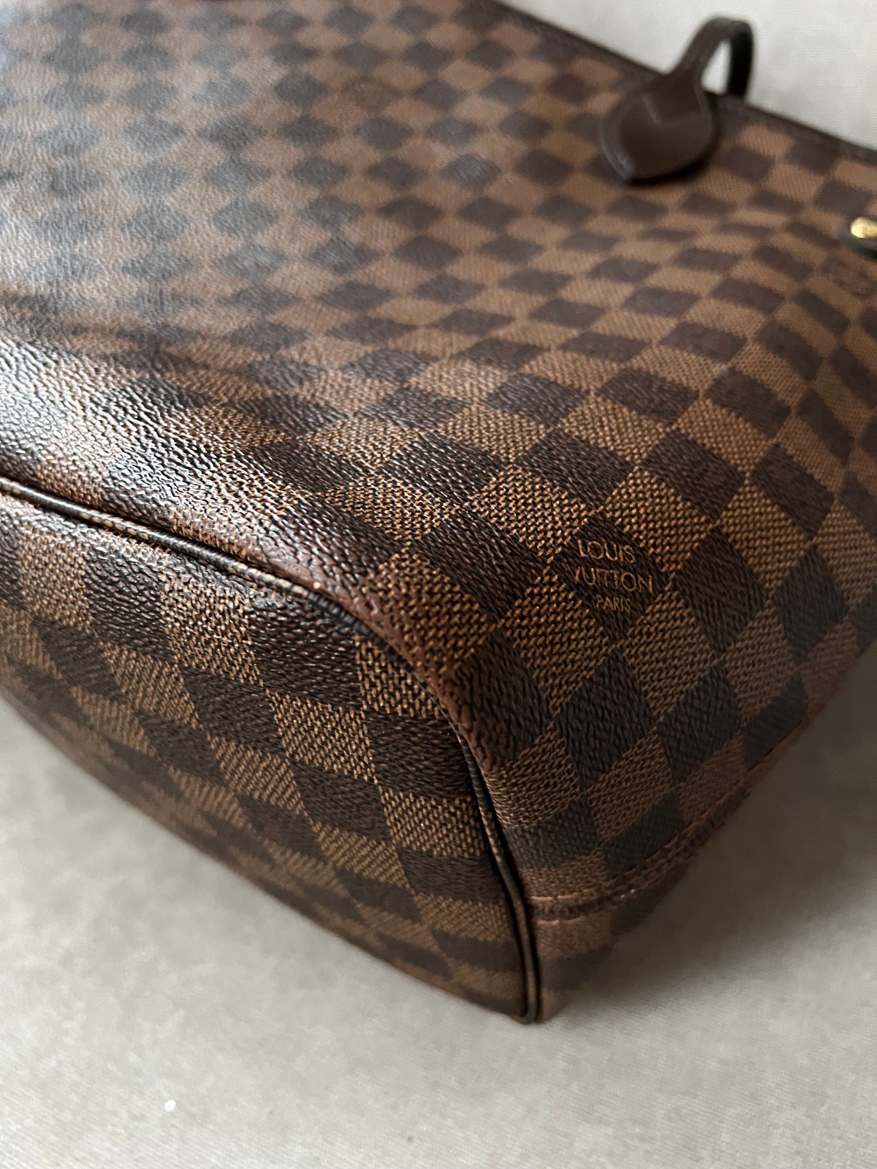 Louis Vuitton Neverfull MM Damier Ebene Cherry Interior (RRP £1,410)