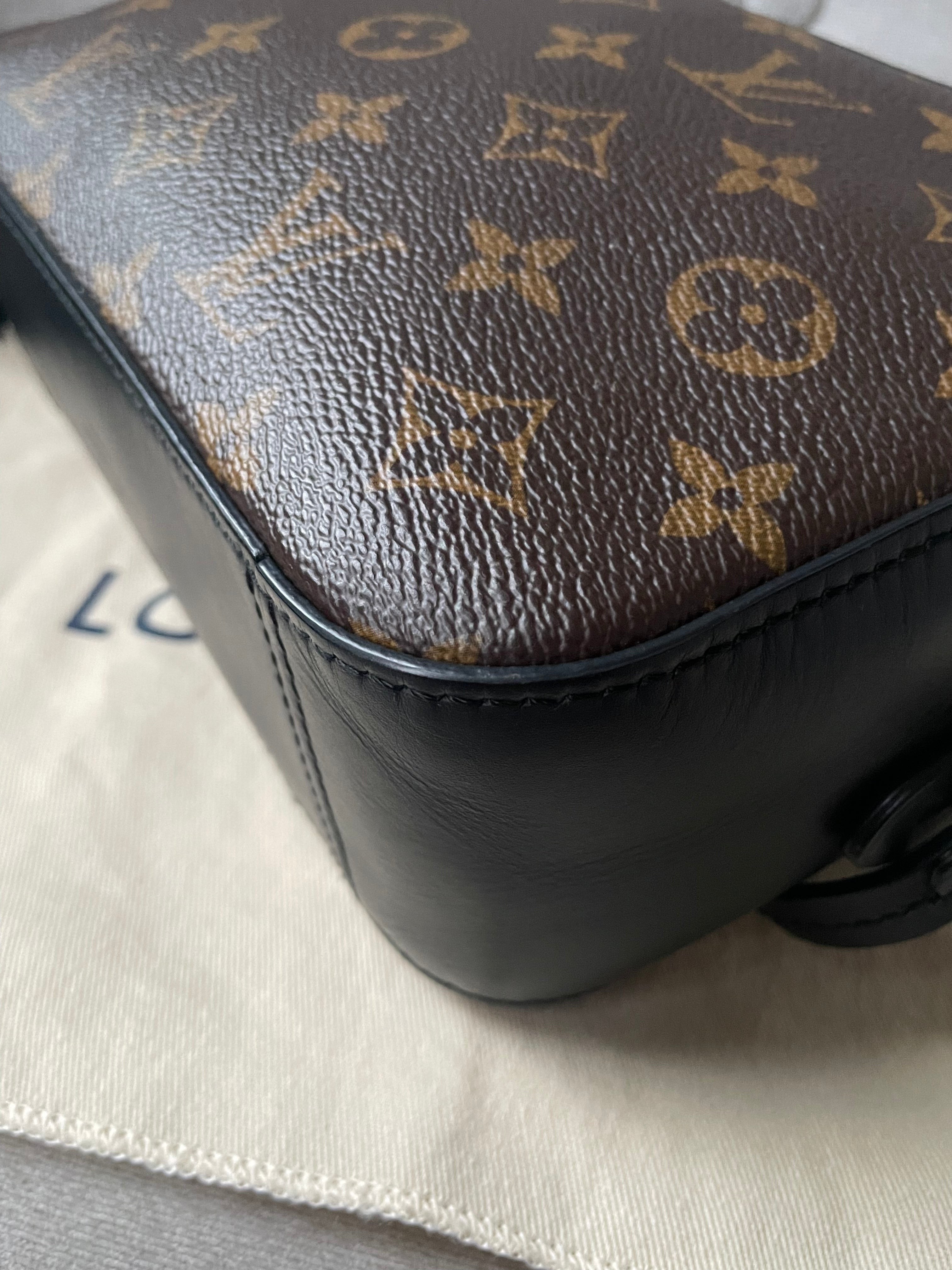 Louis Vuitton Saintonge Black and Monogram