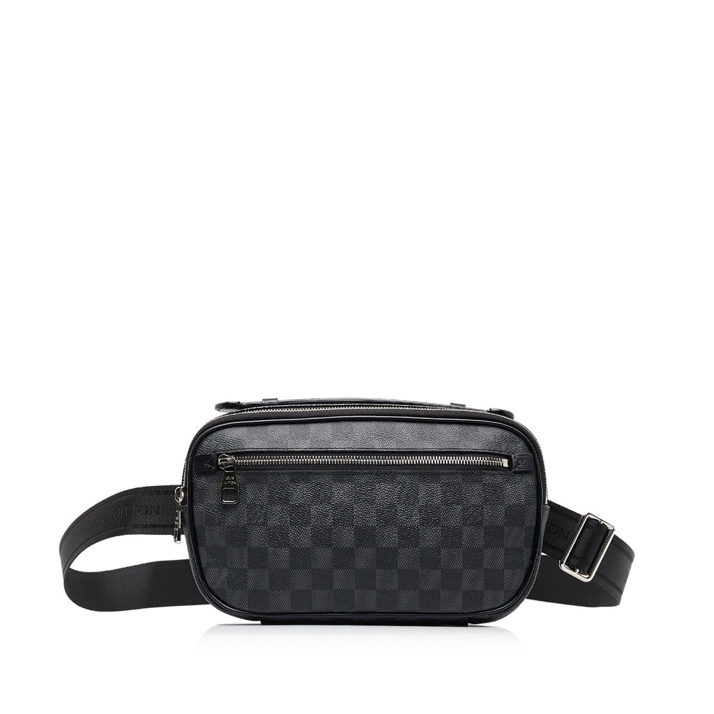 Louis Vuitton Ambler Black Damier Graphite Canvas