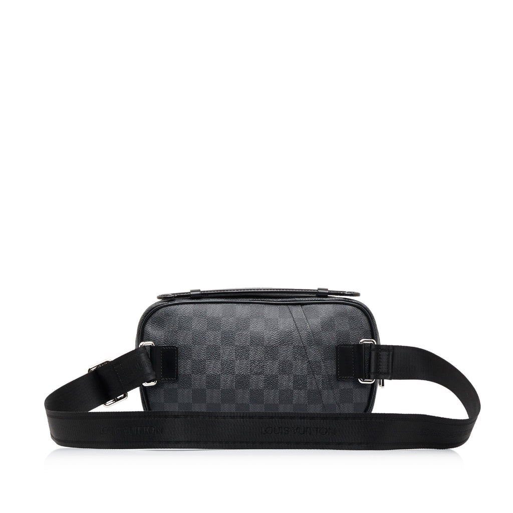 Louis Vuitton Ambler Black Damier Graphite Canvas