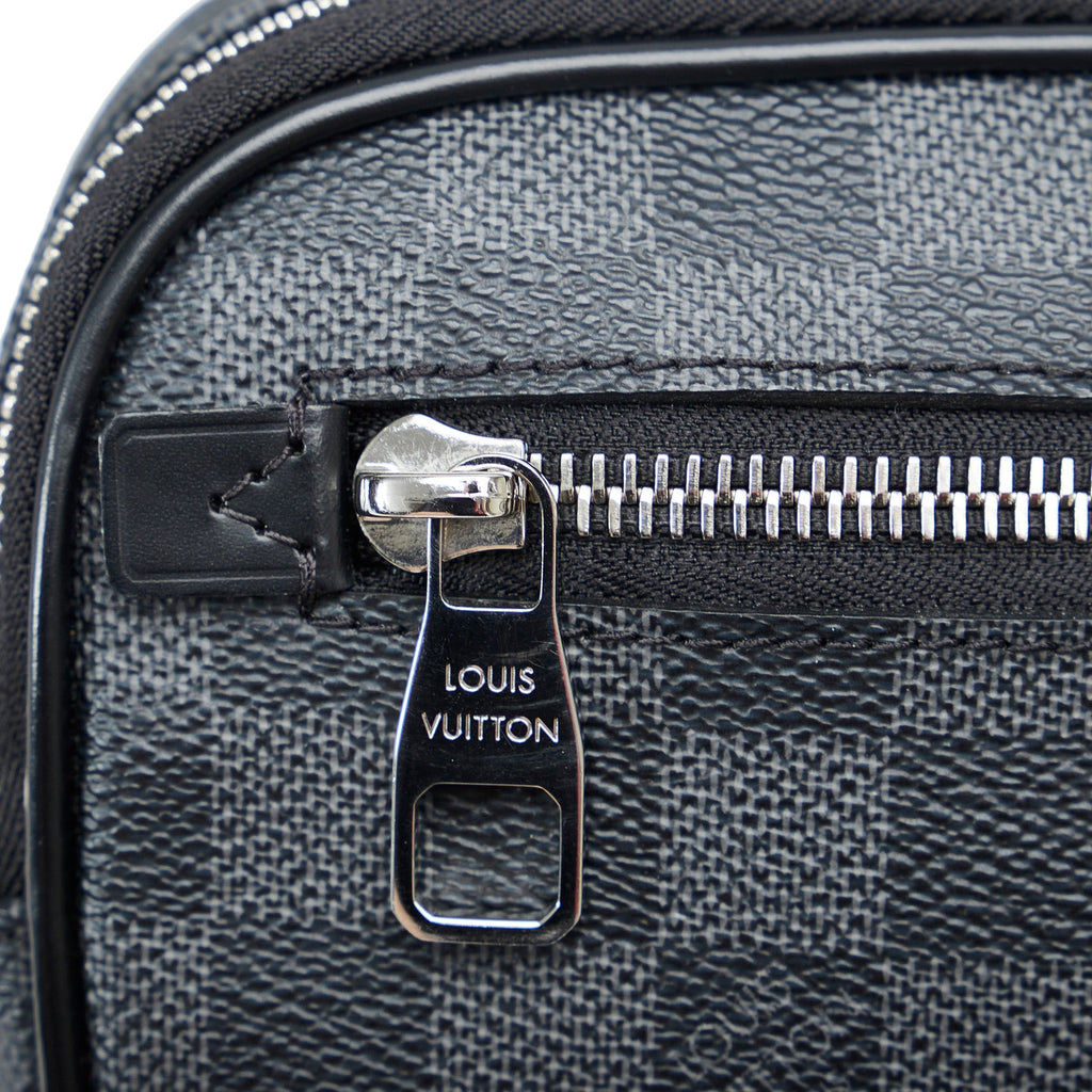 Louis Vuitton Ambler Black Damier Graphite Canvas