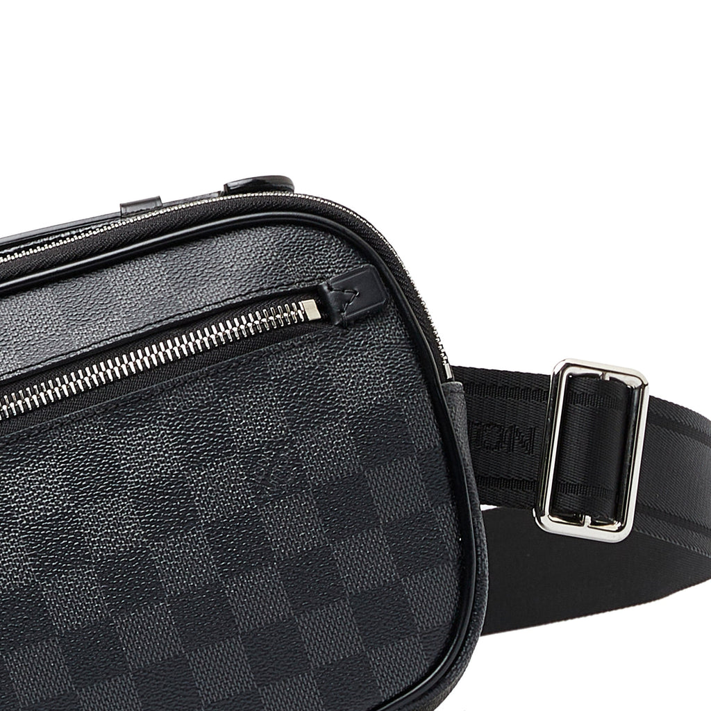 Louis Vuitton Ambler Black Damier Graphite Canvas