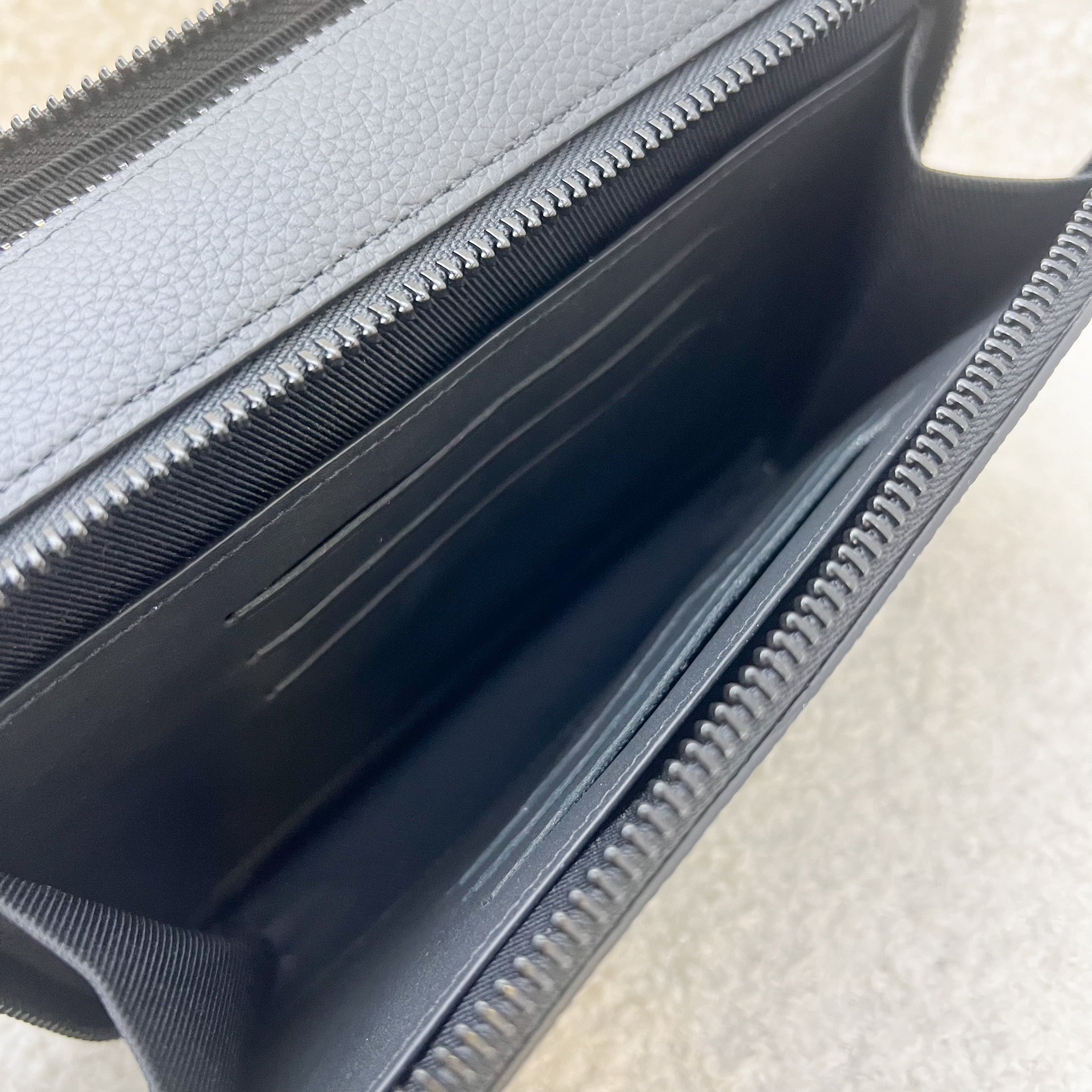 LV Alpha Wearable Wallet in Black Calf Leather and BHW