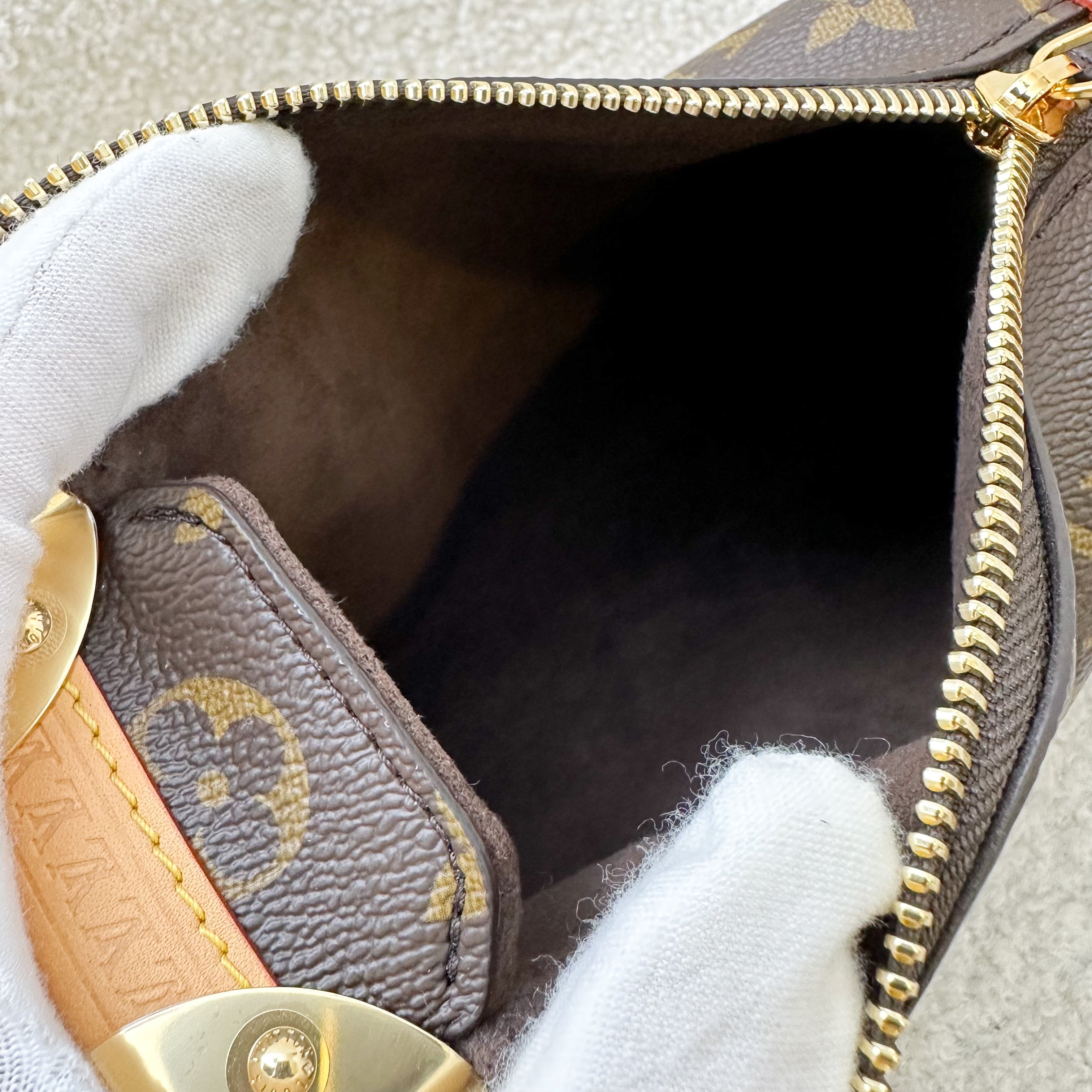 LV Side Trunk PM Bag in Monogram Canvas and GHW