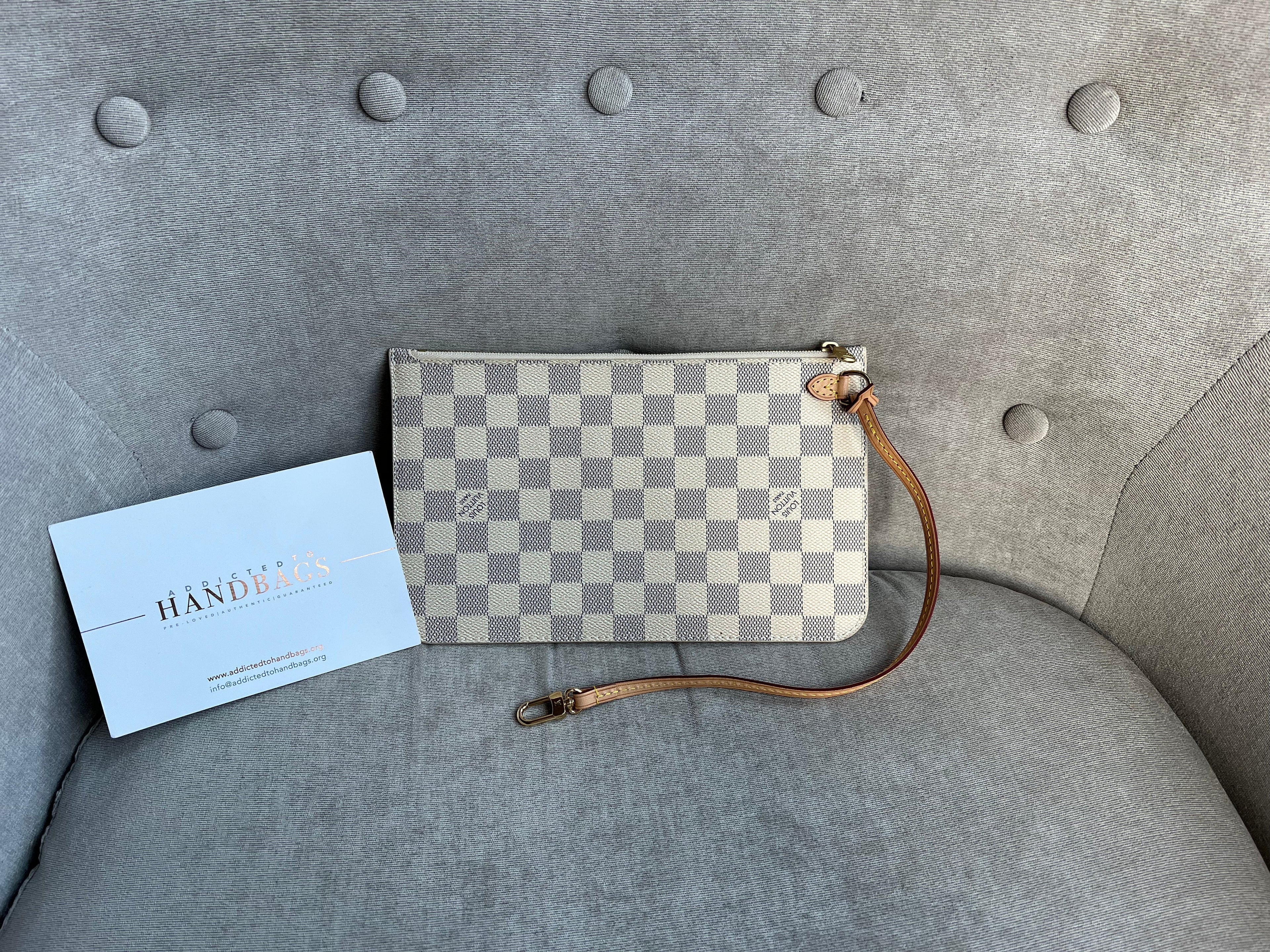 Louis Vuitton Pouch (from Neverfull MM) in Damier Azur
