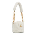 Chanel Shearling Cc Shoulder Bag