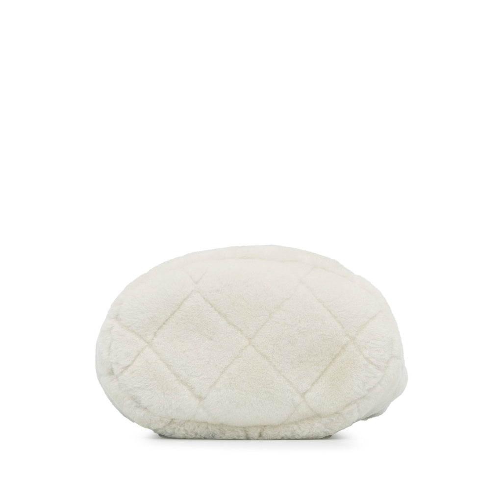 Chanel Shearling Cc Shoulder Bag