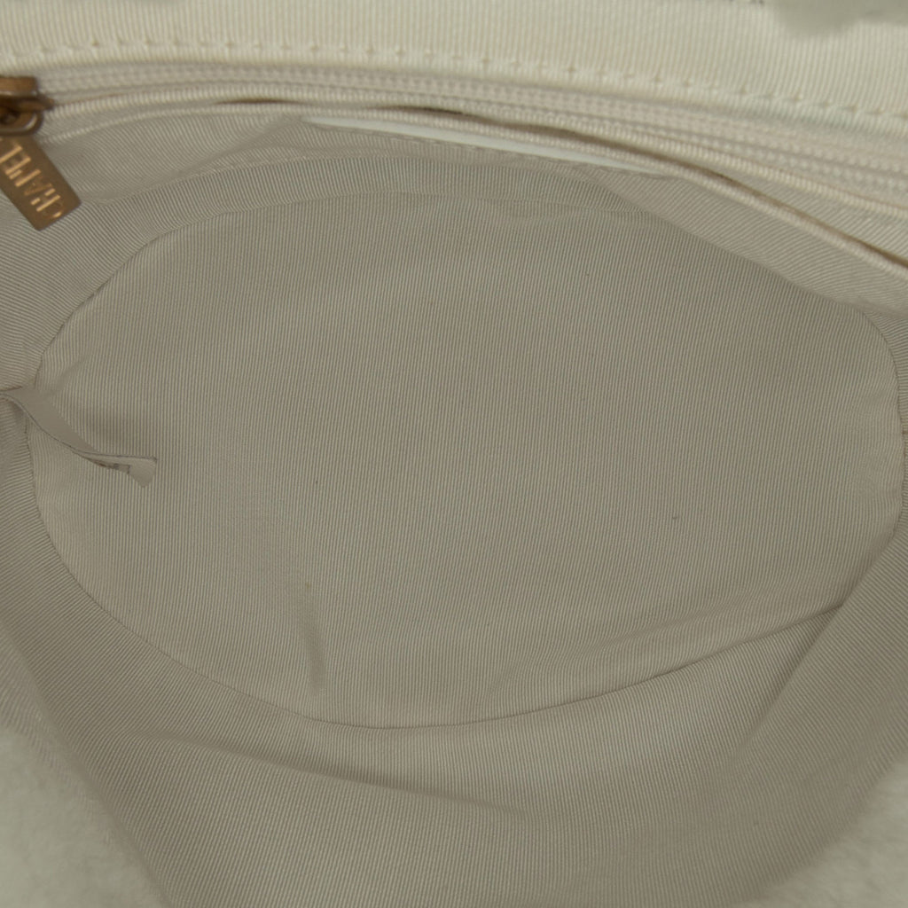 Chanel Shearling Cc Shoulder Bag
