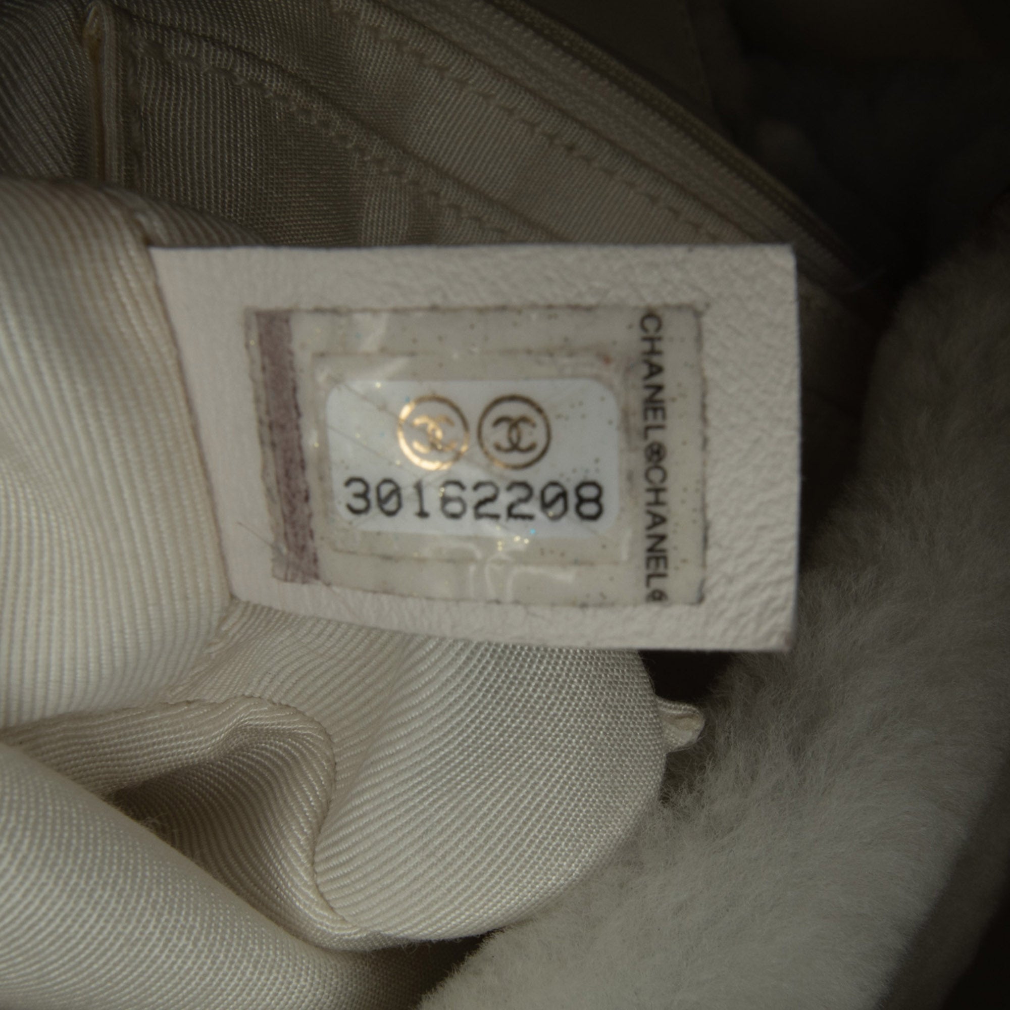 Chanel Shearling Cc Shoulder Bag