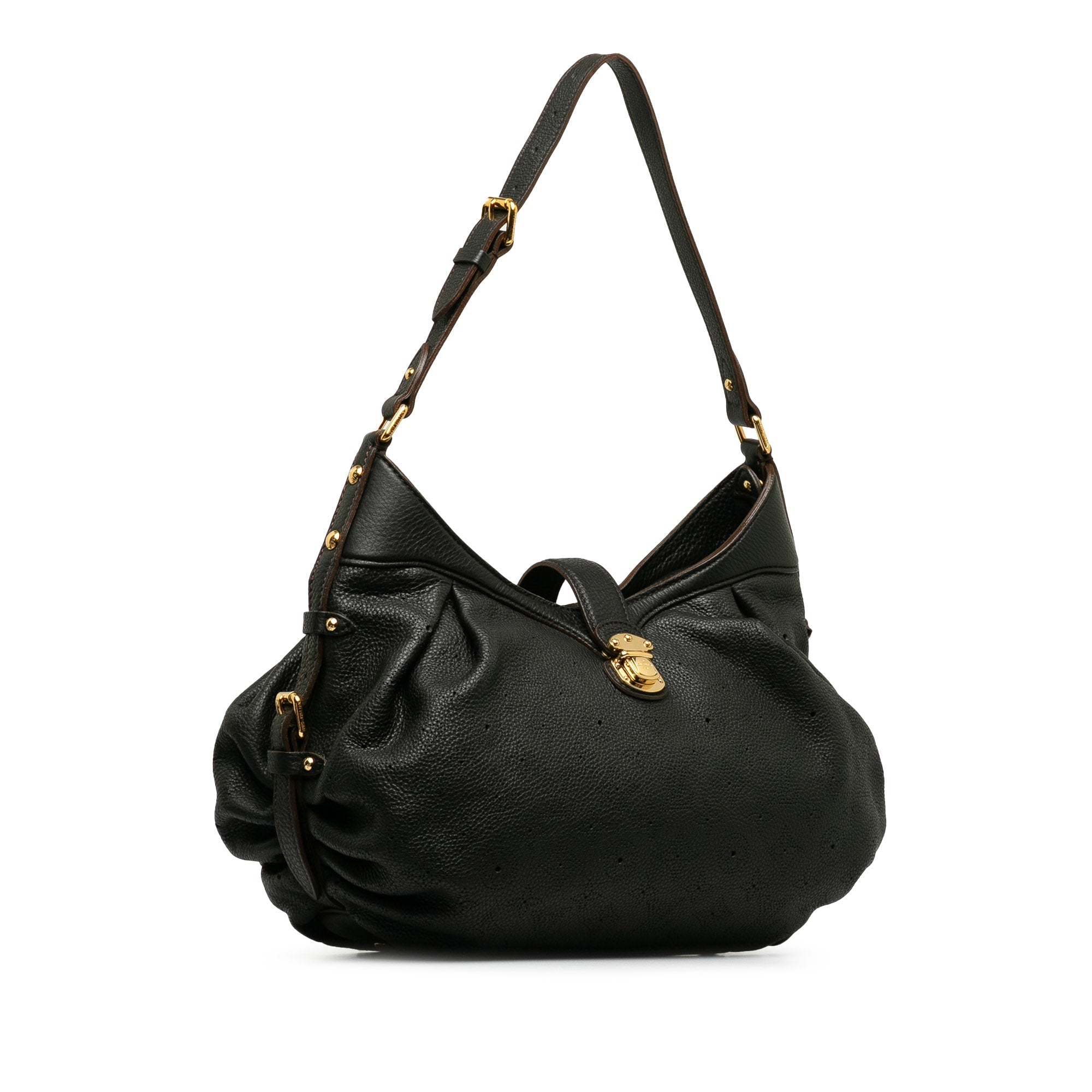 Black Louis Vuitton Monogram Mahina XS Crossbody Bag