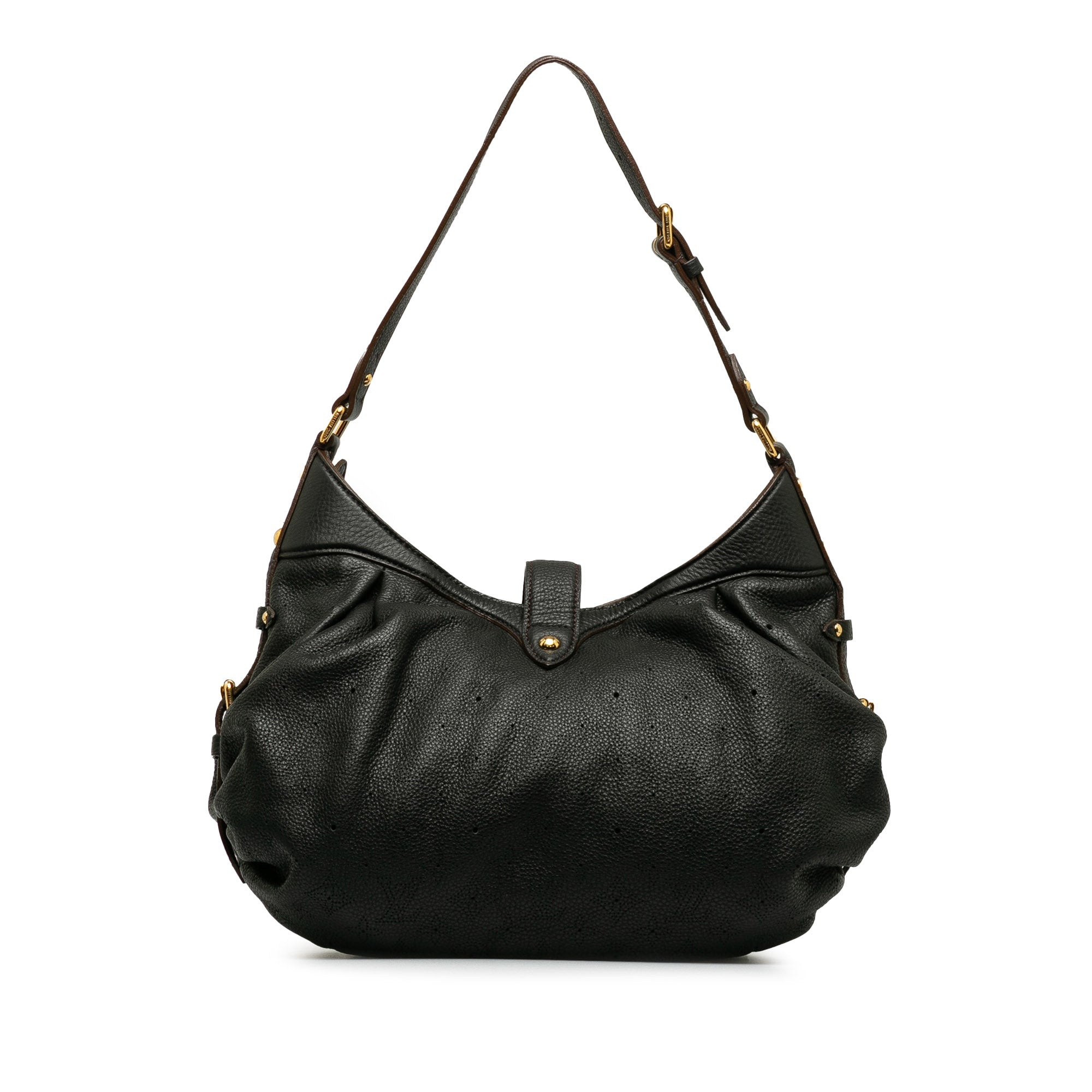 Black Louis Vuitton Monogram Mahina XS Crossbody Bag