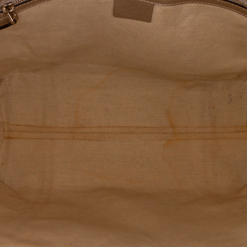 Silver Gucci GG Imprime Joy Tote Bag
