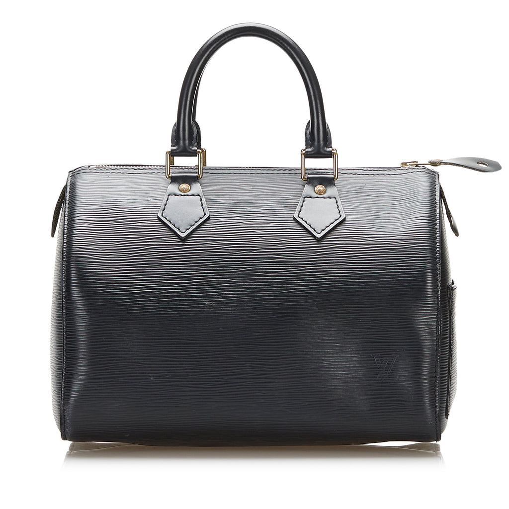 Louis Vuitton Speedy 25 Black Epi