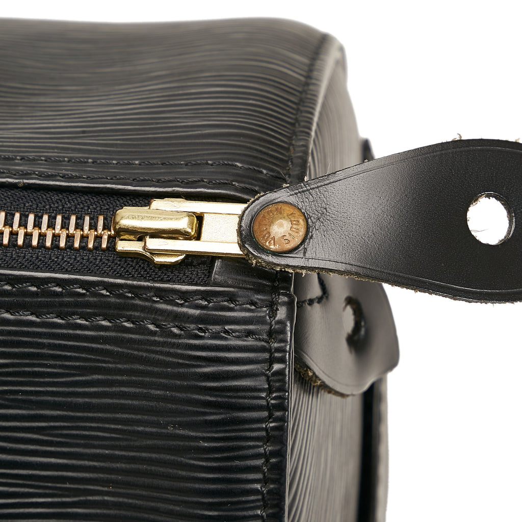 Louis Vuitton Speedy 25 Black Epi