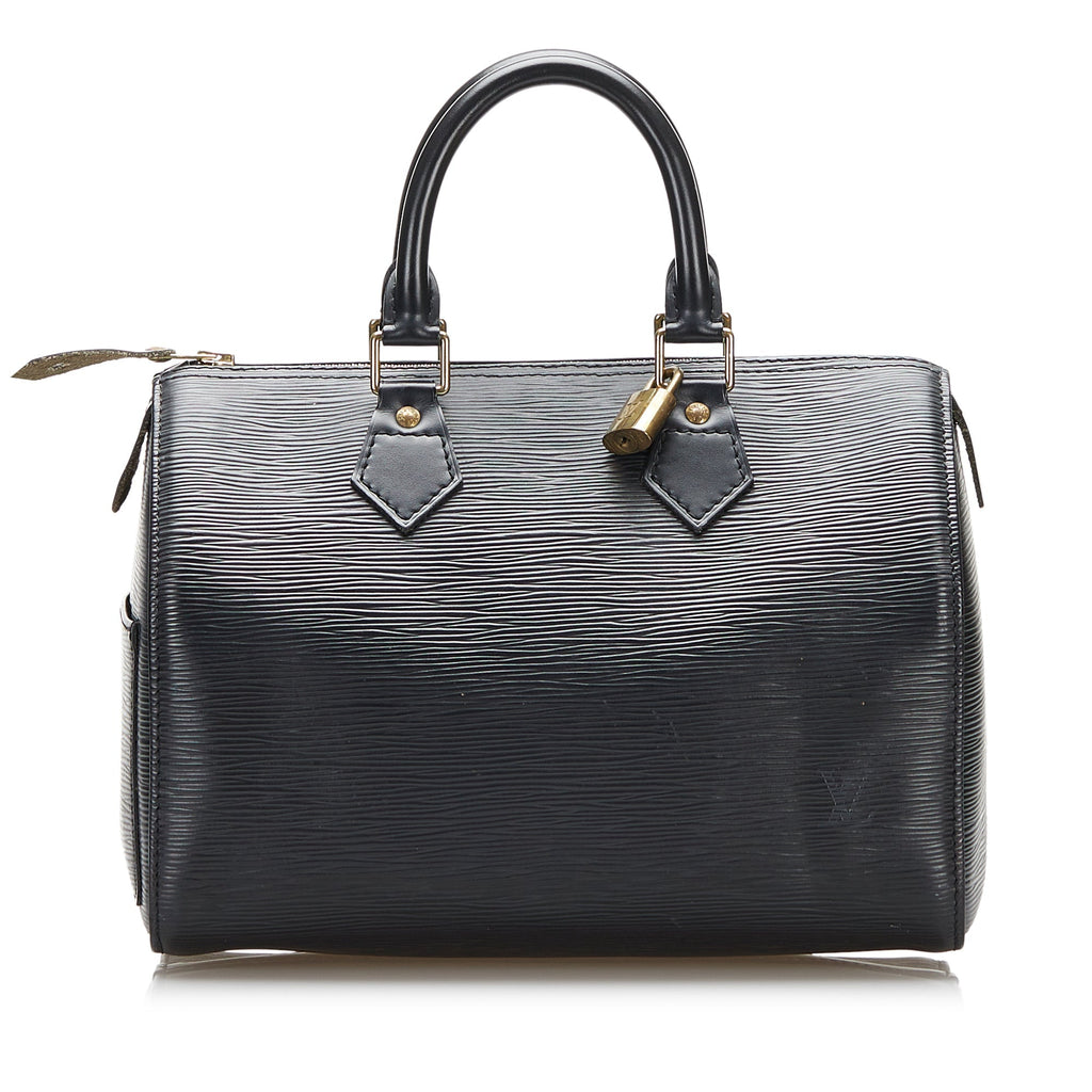 Louis Vuitton Speedy 25 Black Epi