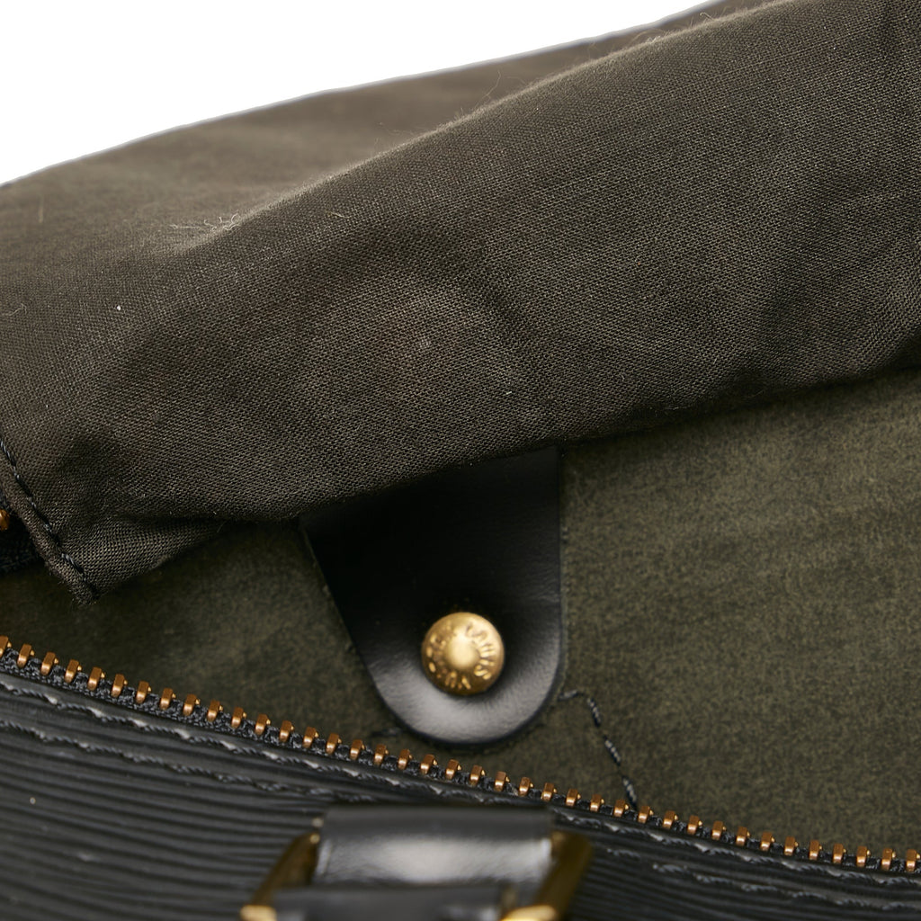 Louis Vuitton Speedy 25 Black Epi