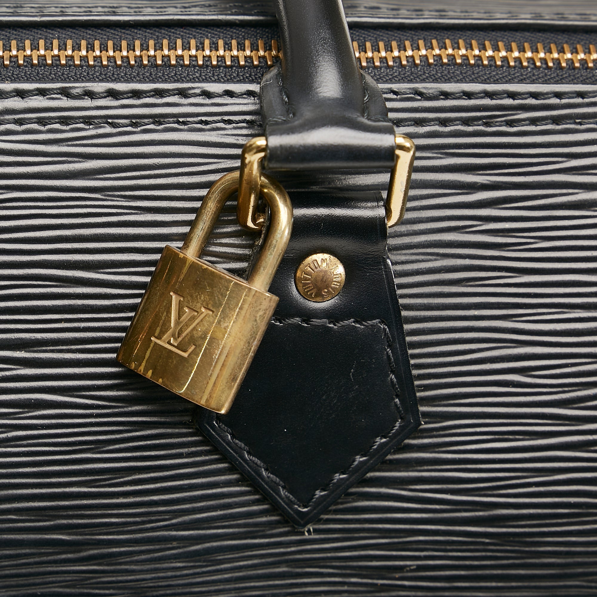 Louis Vuitton Speedy 25 Black Epi