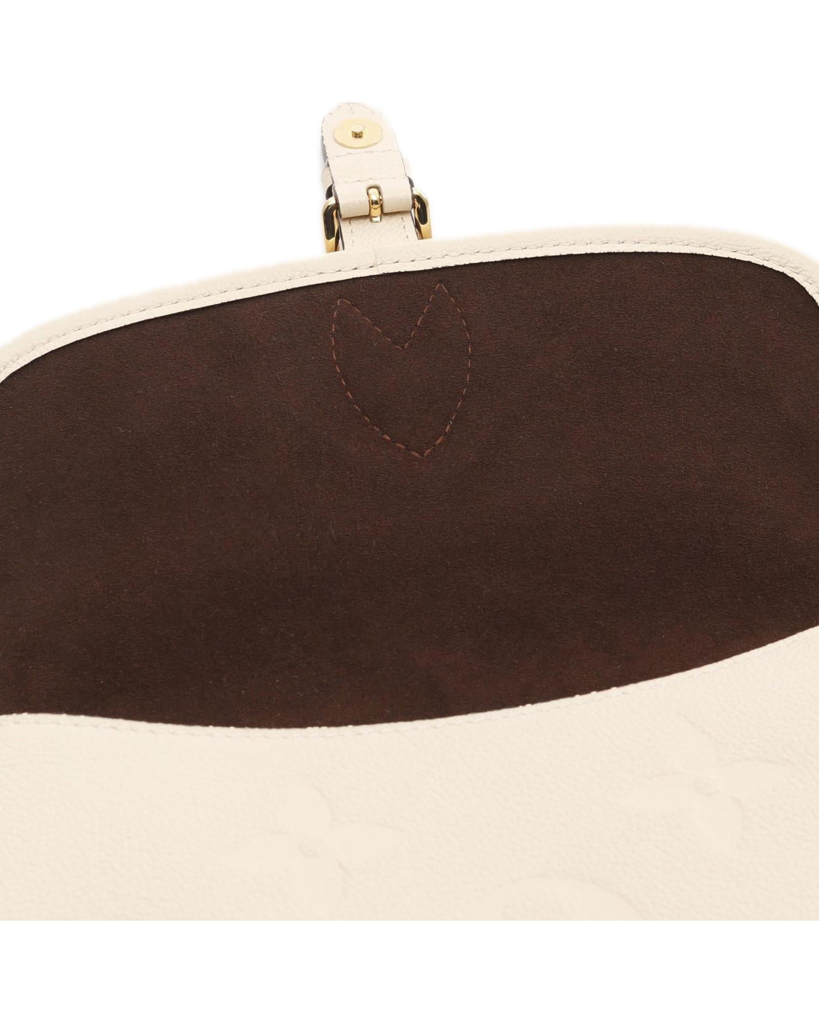 Monogram Empreinte Leather Crossbody Bag with Detachable Strap