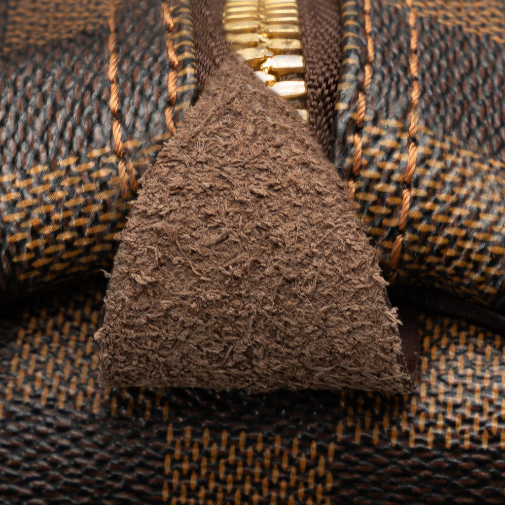 Brown Louis Vuitton Damier Ebene Keepall 50 Travel Bag