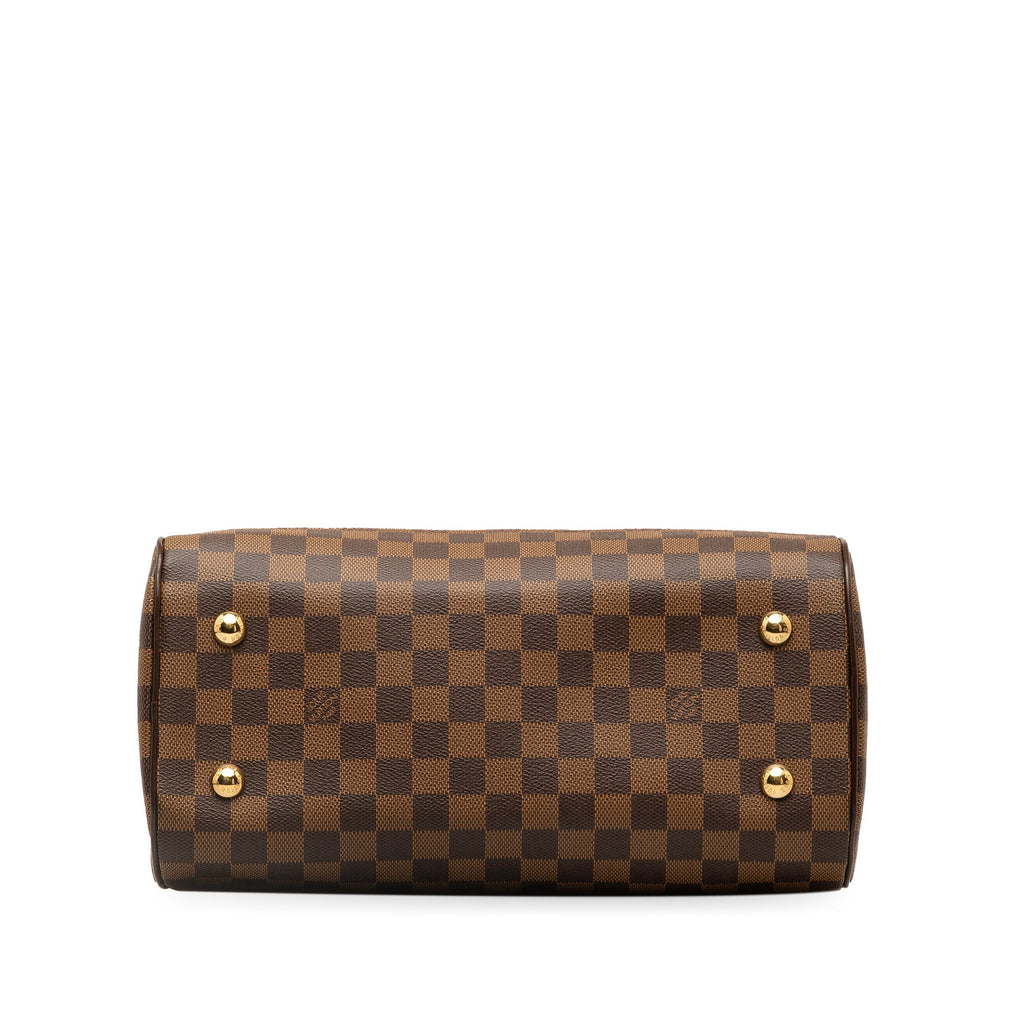 Brown Louis Vuitton Damier Ebene Duomo Handbag