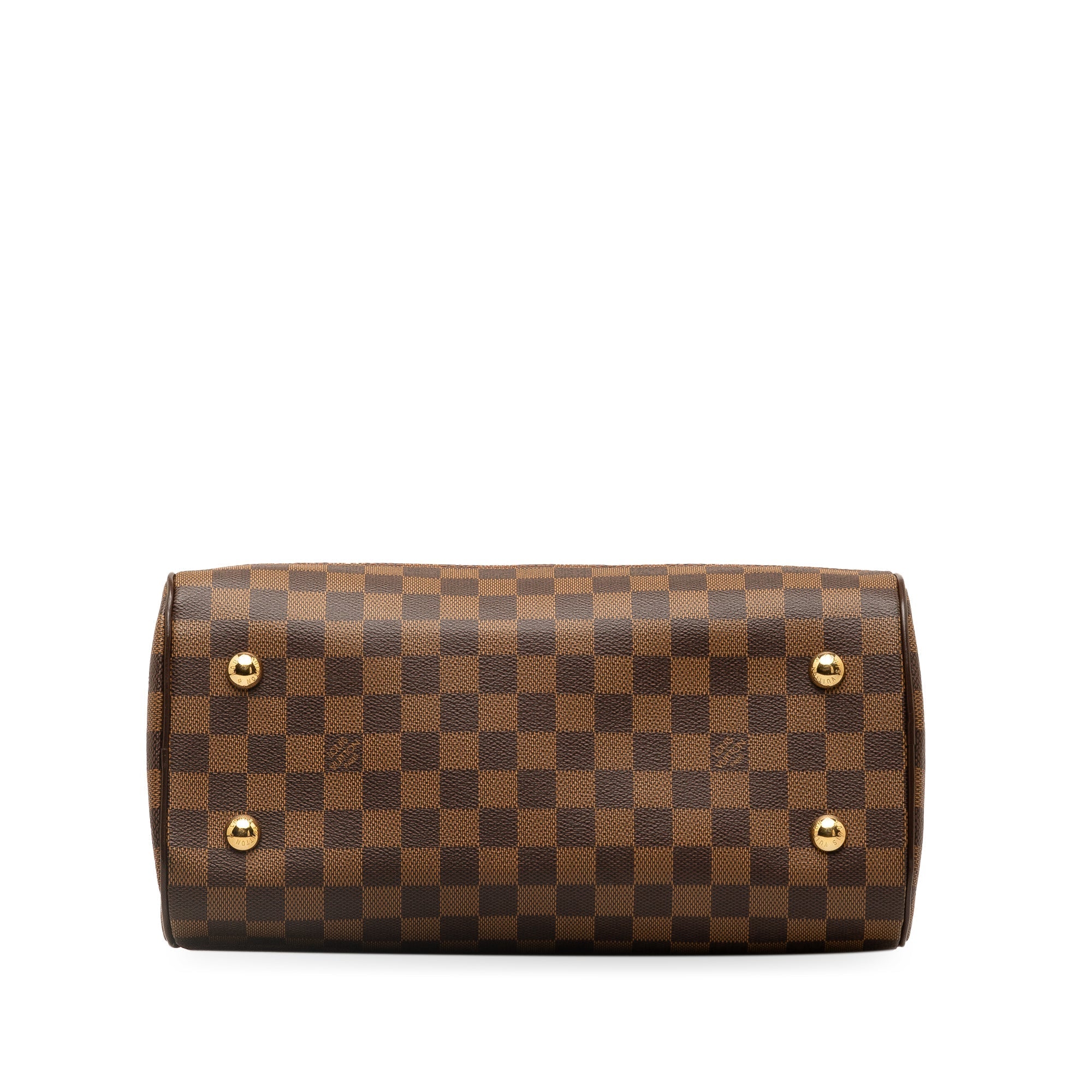 Brown Louis Vuitton Damier Ebene Duomo Handbag