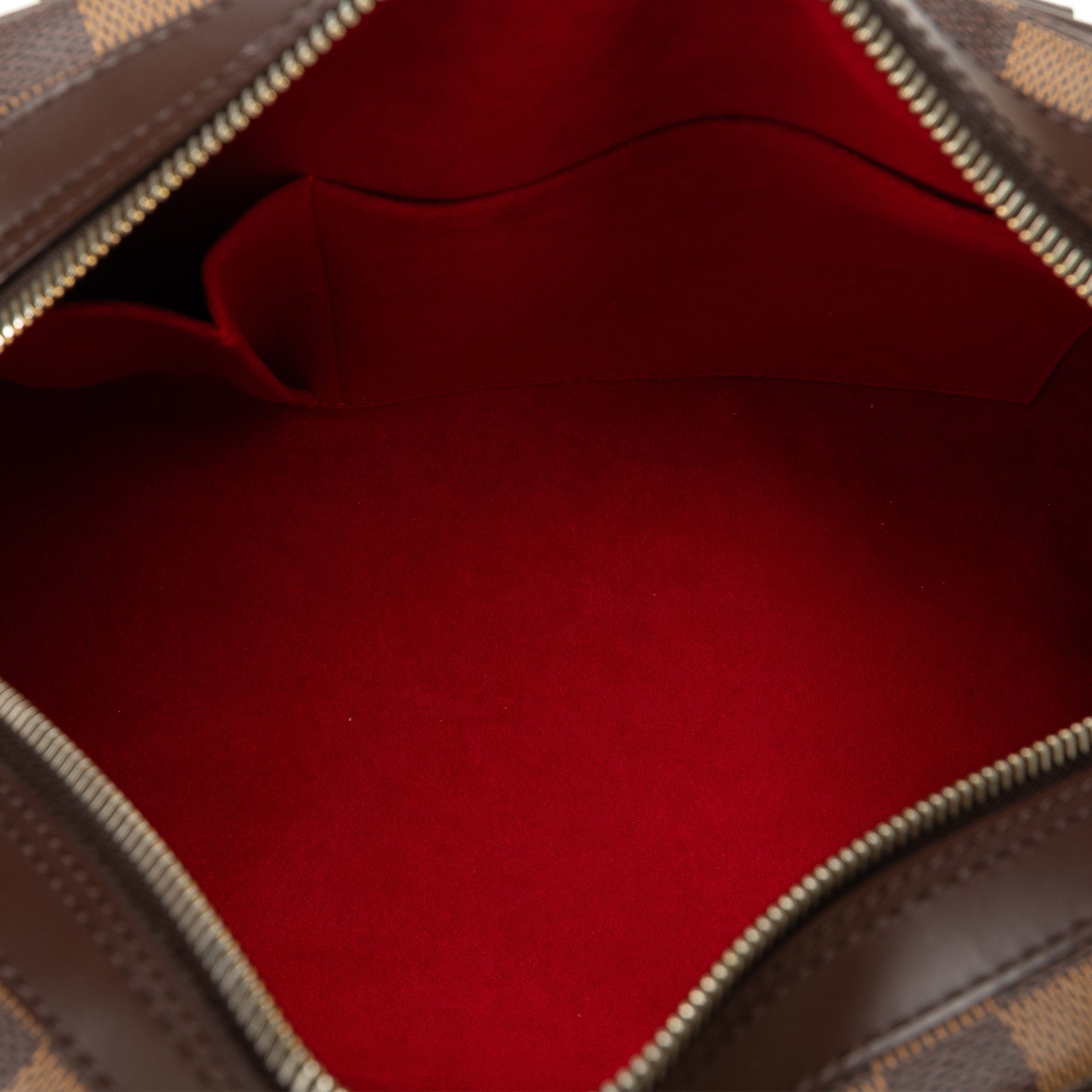 Brown Louis Vuitton Damier Ebene Duomo Handbag