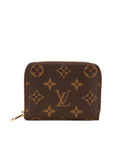 Monogram Canvas Zip-Around Coin Purse with Interior Slip Pockets